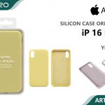 SILICONE CASE IP 16PLUS #04 YELLOW