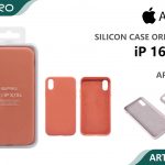 SILICONE CASE IP 16PRO #01 APRICOT