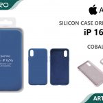 SILICONE CASE IP 16PRO #11 COBALT BLUE