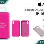 SILICONE CASE IP 16PRO #15 FUCSIA