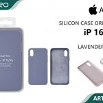 SILICONE CASE IP 16PRO #02 LAVENDER GRAY