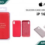 SILICONE CASE IP 16PRO #10 RED