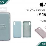 SILICONE CASE IP 16PRO #05 TURQUOISE