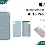 SILICONE CASE IP 16PROMAX #05 TURQUOISE