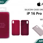 SILICONE CASE IP 16PROMAX #23 WINERED