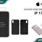 SILICONE CASE IP 17AIR #06 BLACK