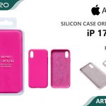 SILICONE CASE IP 17AIR #15 FUCSIA