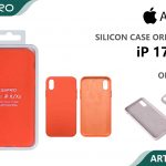 SILICONE CASE IP 17AIR #27 ORANGE