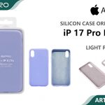 SILICONE CASE IP 17PROMAX #19 LIGHT PURPLE