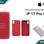 SILICONE CASE IP 17PROMAX #10 RED
