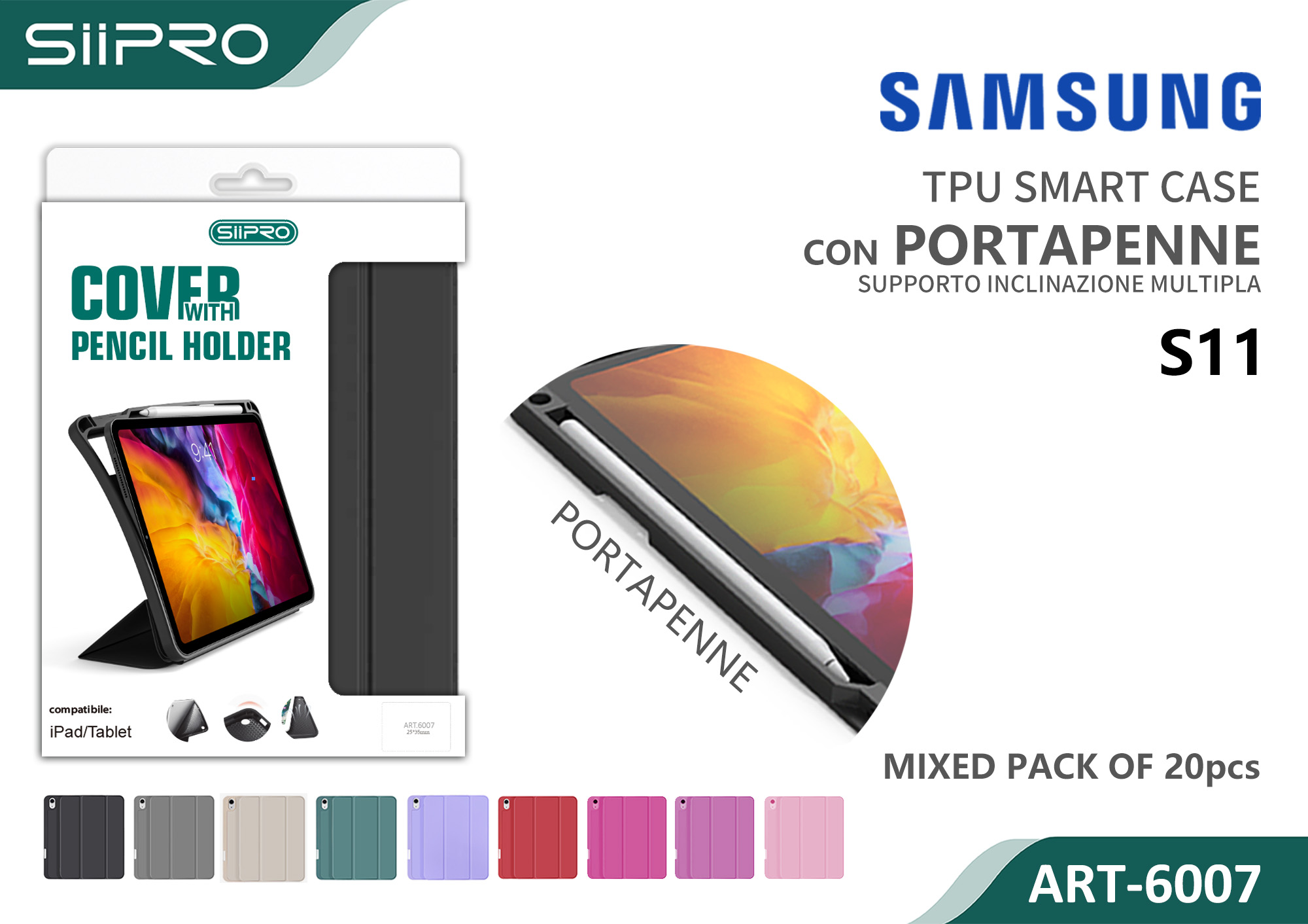 6007-SAMSUNG-S11 COVER CON PORTAPENNA SAMSUNG S11 - immagine 1