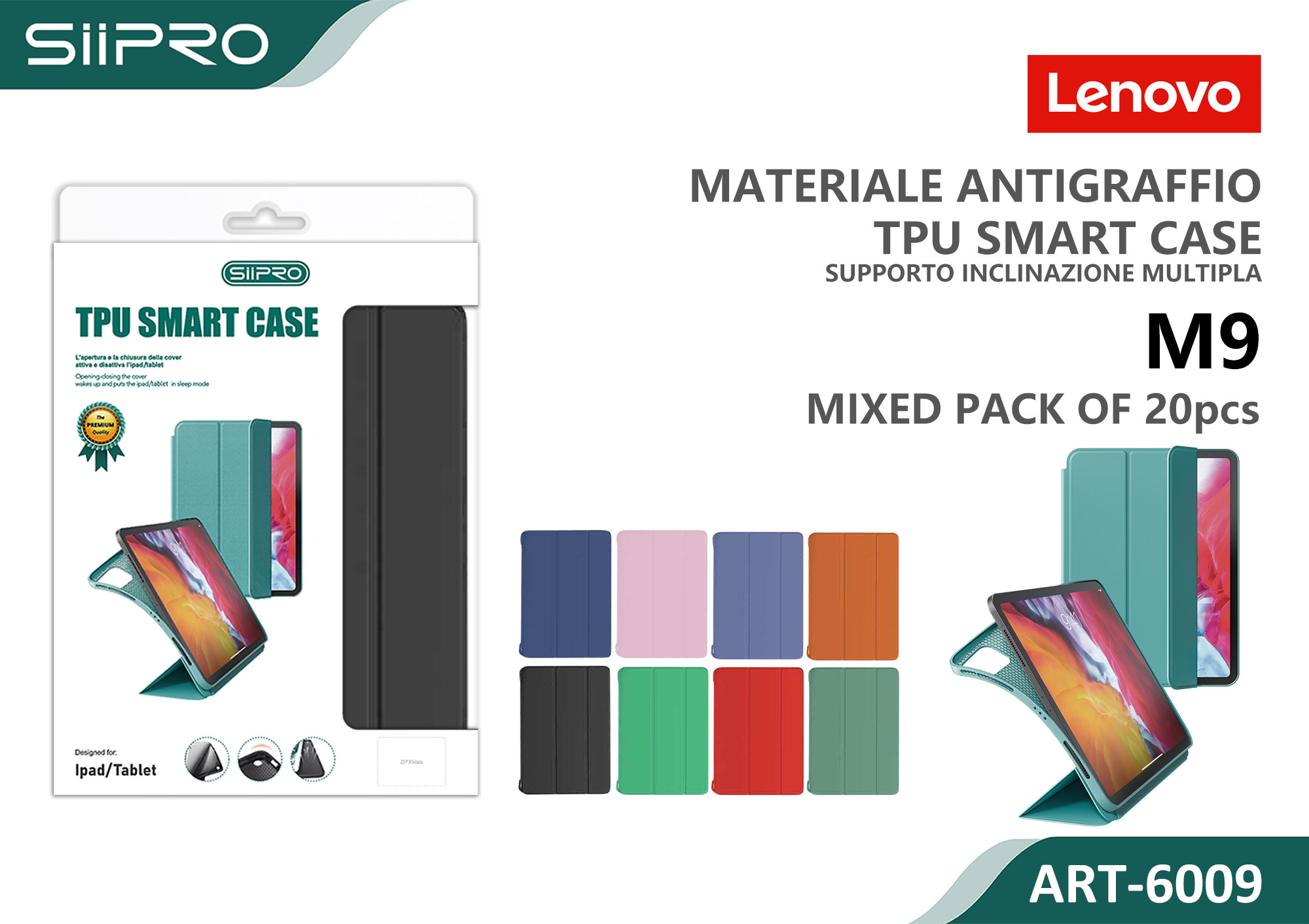 6009-LENOVO-M9 COVER LENOVO TAB M9 - immagine 1