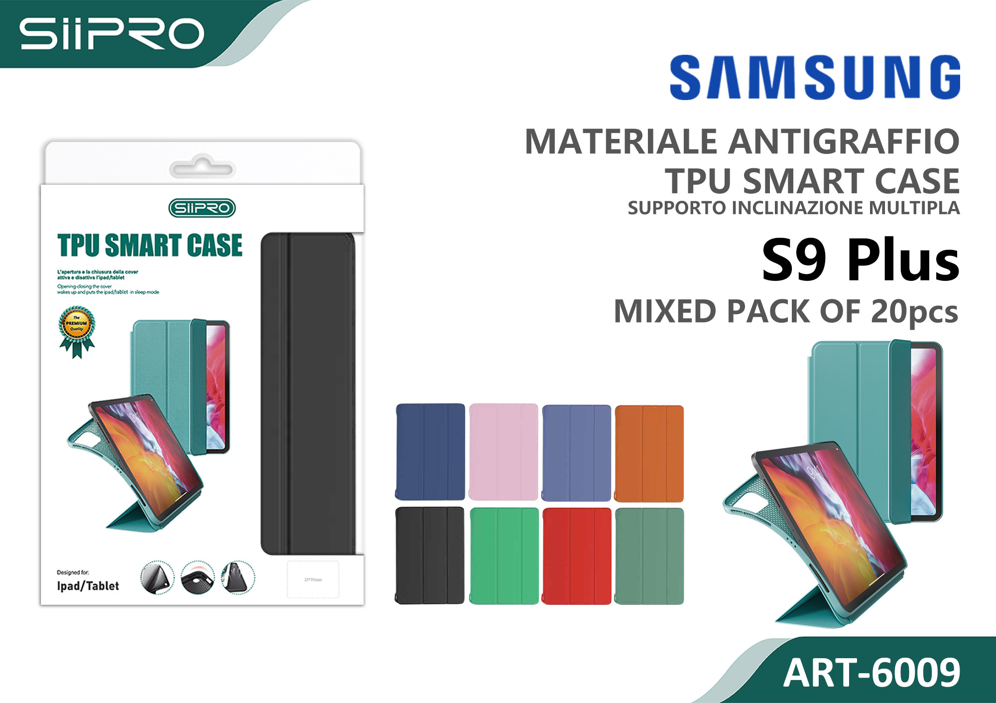 6009-SAMSUNG-S9PLUS COVER SAMSUNG TAB S9PLUS - immagine 1