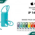 SILICONE CASE CON LACCIO IP 14PRO