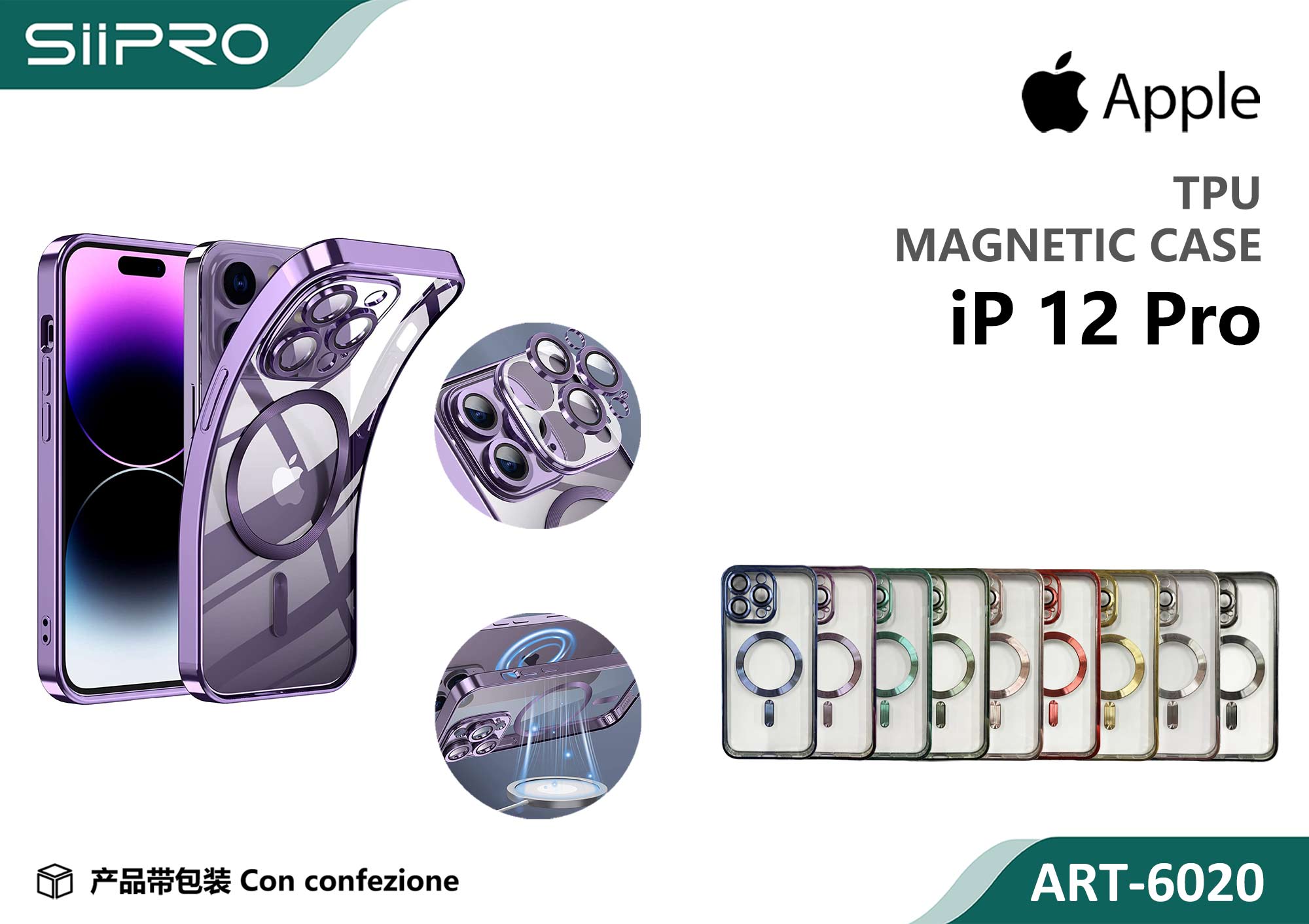 6020-IP12PRO COVER MAGNETICO IP 12PRO - immagine 1