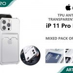 TPU CLEAR CON PORTACARD IP 11PROMAX