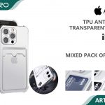 TPU CLEAR CON PORTACARD IP 13
