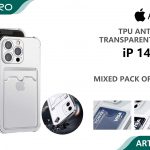 TPU CLEAR CON PORTACARD IP 14PRO