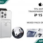 TPU CLEAR CON PORTACARD IP 15PLUS