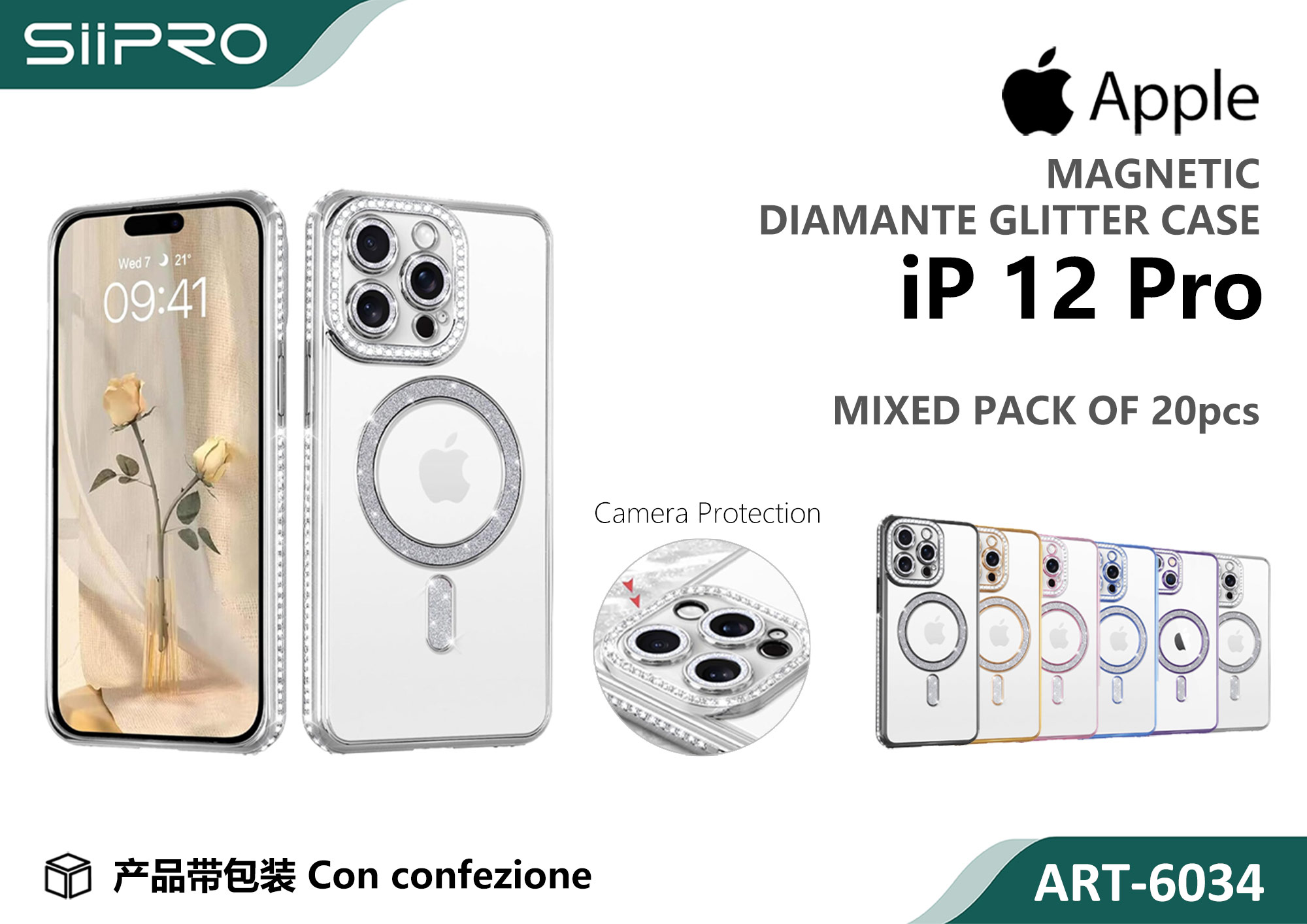 6034-IP12PRO COVER MAGNETICO IP 12PRO - immagine 1