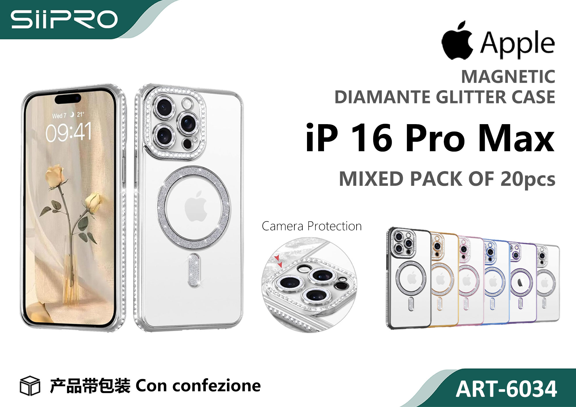6034-IP16PROMAX COVER MAGNETICO IP 16PROMAX - immagine 1