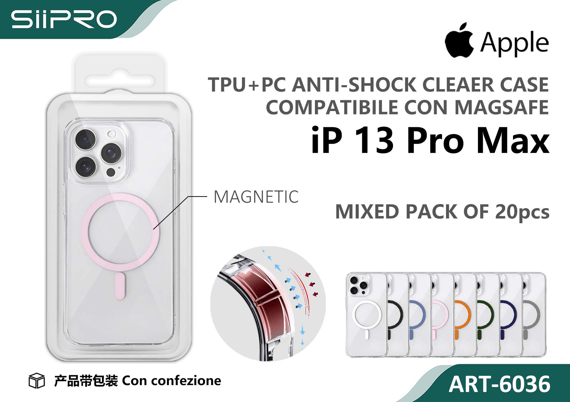 6036-IP13PROMAX COVER MAGNETICO IP 13PROMAX - immagine 1