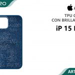 COVER CON BRILLANTINI IP 15PLUS