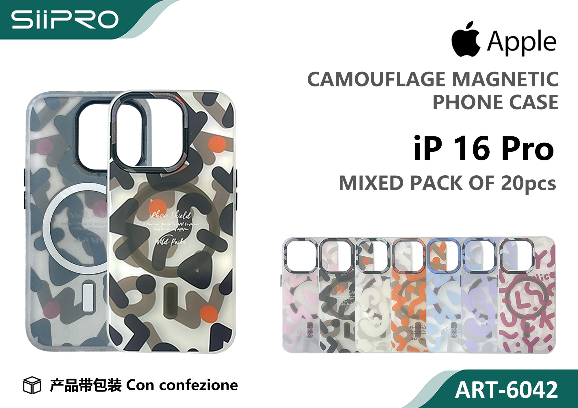 6042-IP16PRO COVER MAGNETICO IP 16PRO - immagine 1