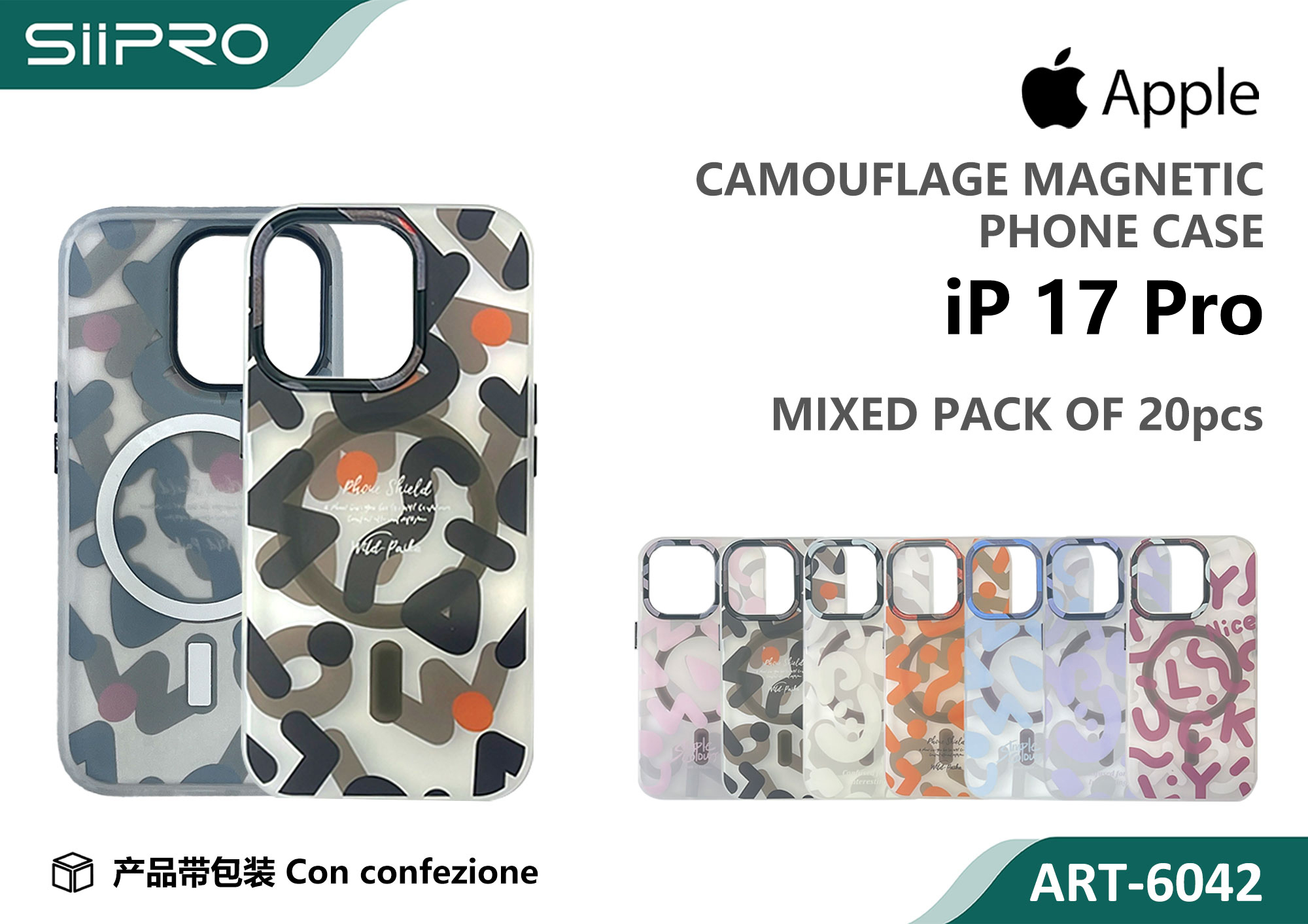 6042-IP17PRO COVER MAGNETICO IP 17PRO - immagine 1