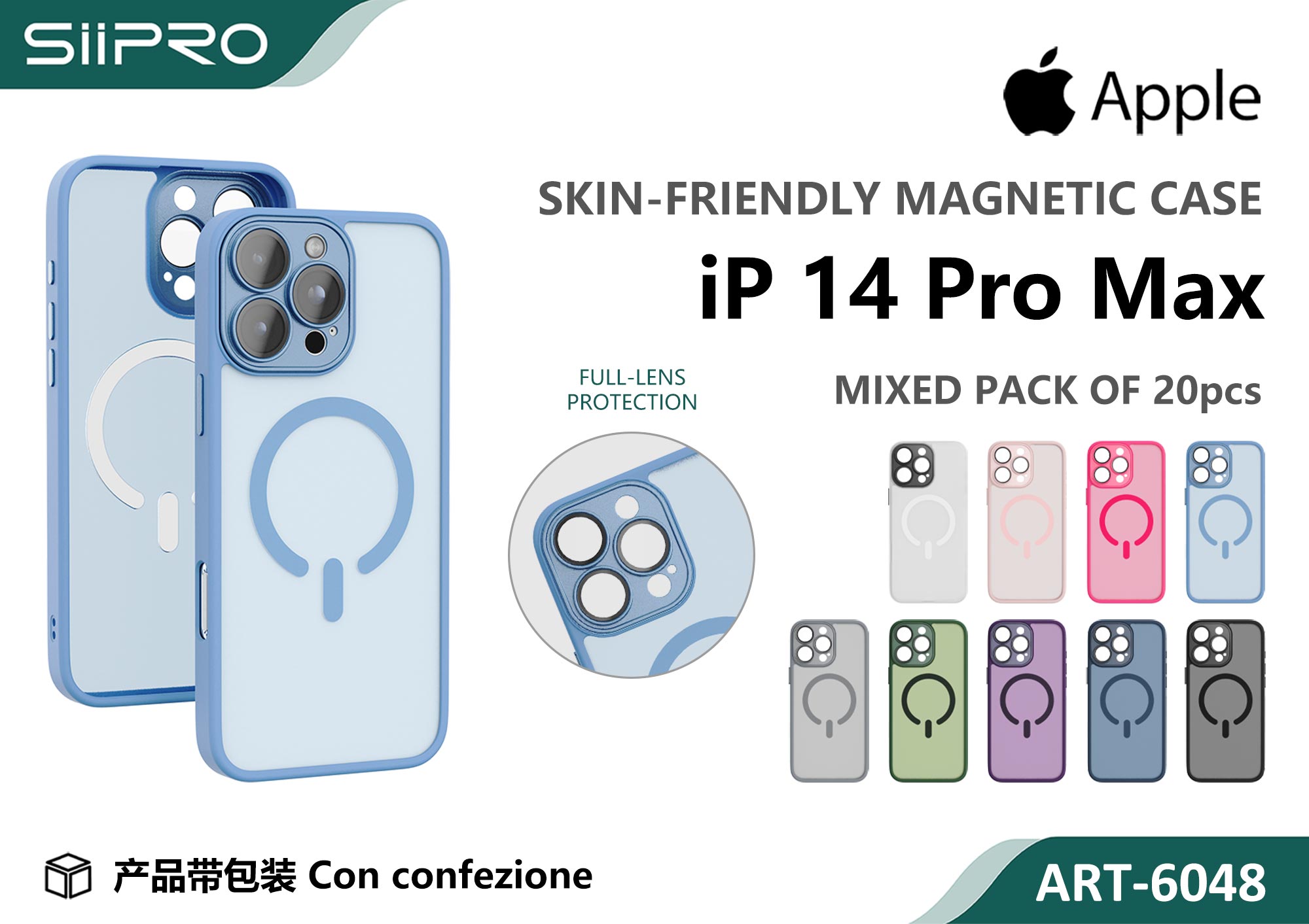 6048-IP14PROMAX COVER MAGNETICO IP 14PROMAX - immagine 1