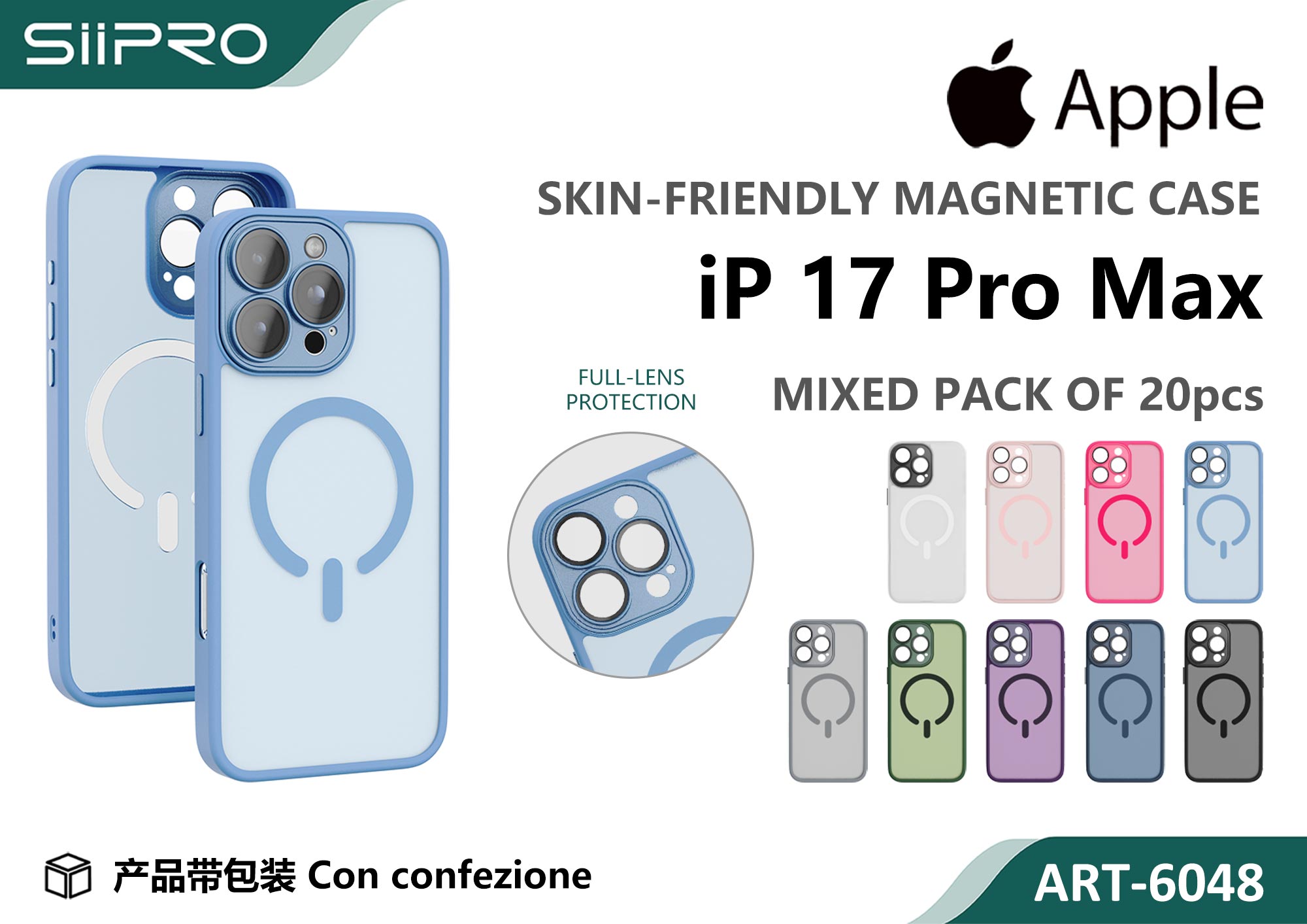6048-IP17PROMAX COVER MAGNETICO IP 17PROMAX - immagine 1