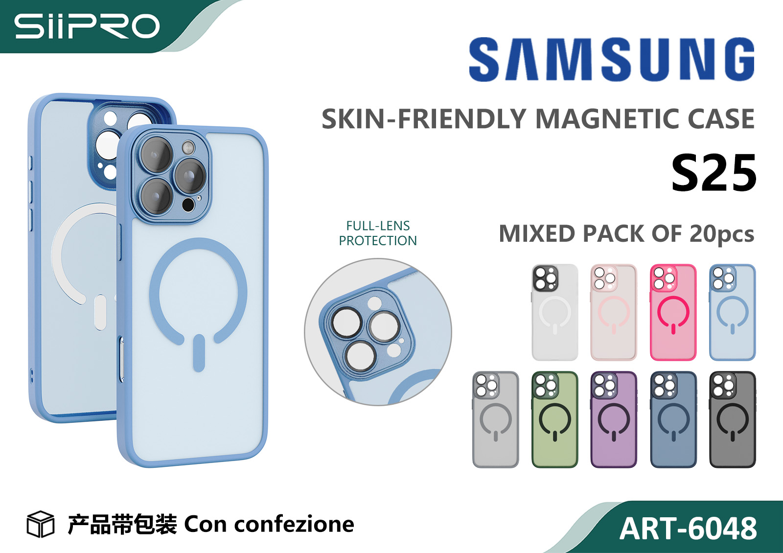 6048-S25 COVER MAGNETICO SAMSUNG S25 - immagine 1
