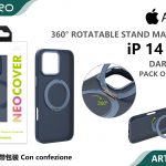 COVER MAGNETICO NEO CON SUPPORTO GIREVOLE IP 14PRO