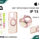 COVER MAGNETICO NEO CON SUPPORTO GIREVOLE IP 15PRO
