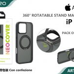 COVER MAGNETICO NEO CON SUPPORTO GIREVOLE IP 16E-17E