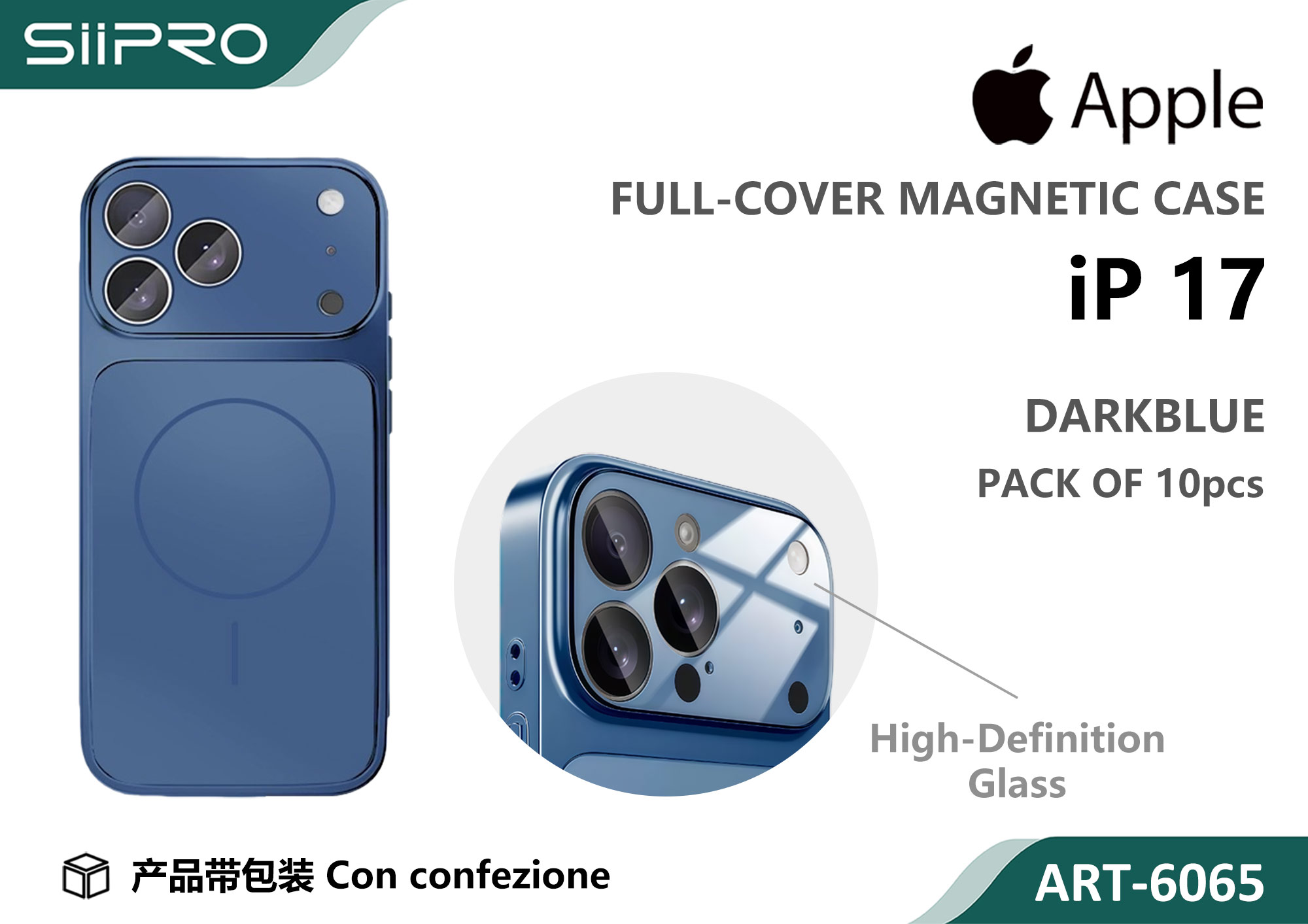 6065-IP17-DEEPBLUE COVER MAGNETICO IP17 - immagine 1