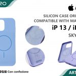 SILICONE CASE CON MAGNETICO IP 13-14