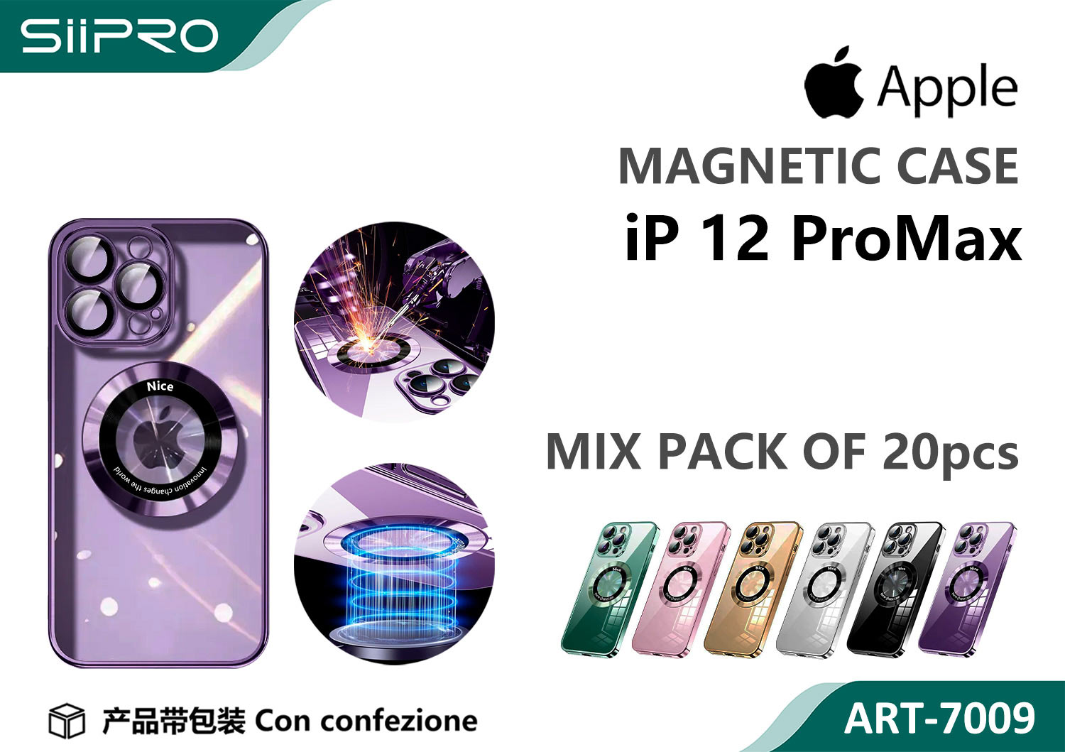 7009-IP12PROMAX COVER MAGNETICO IP12PROMAX - immagine 1