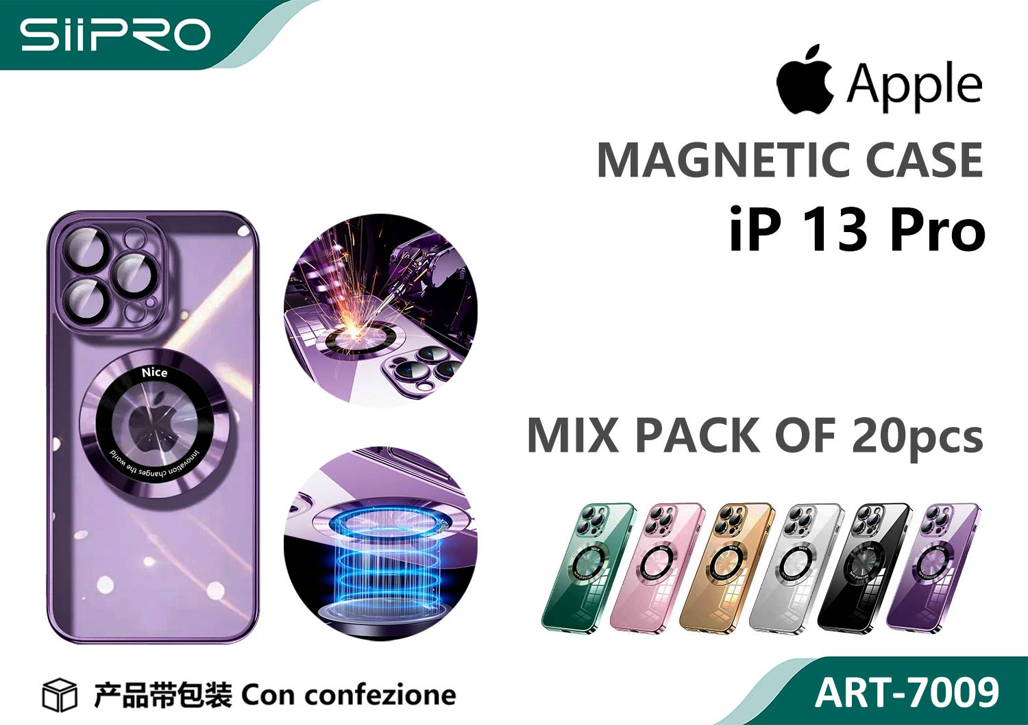 7009-IP13PRO COVER MAGNETICO IP13PRO - immagine 1
