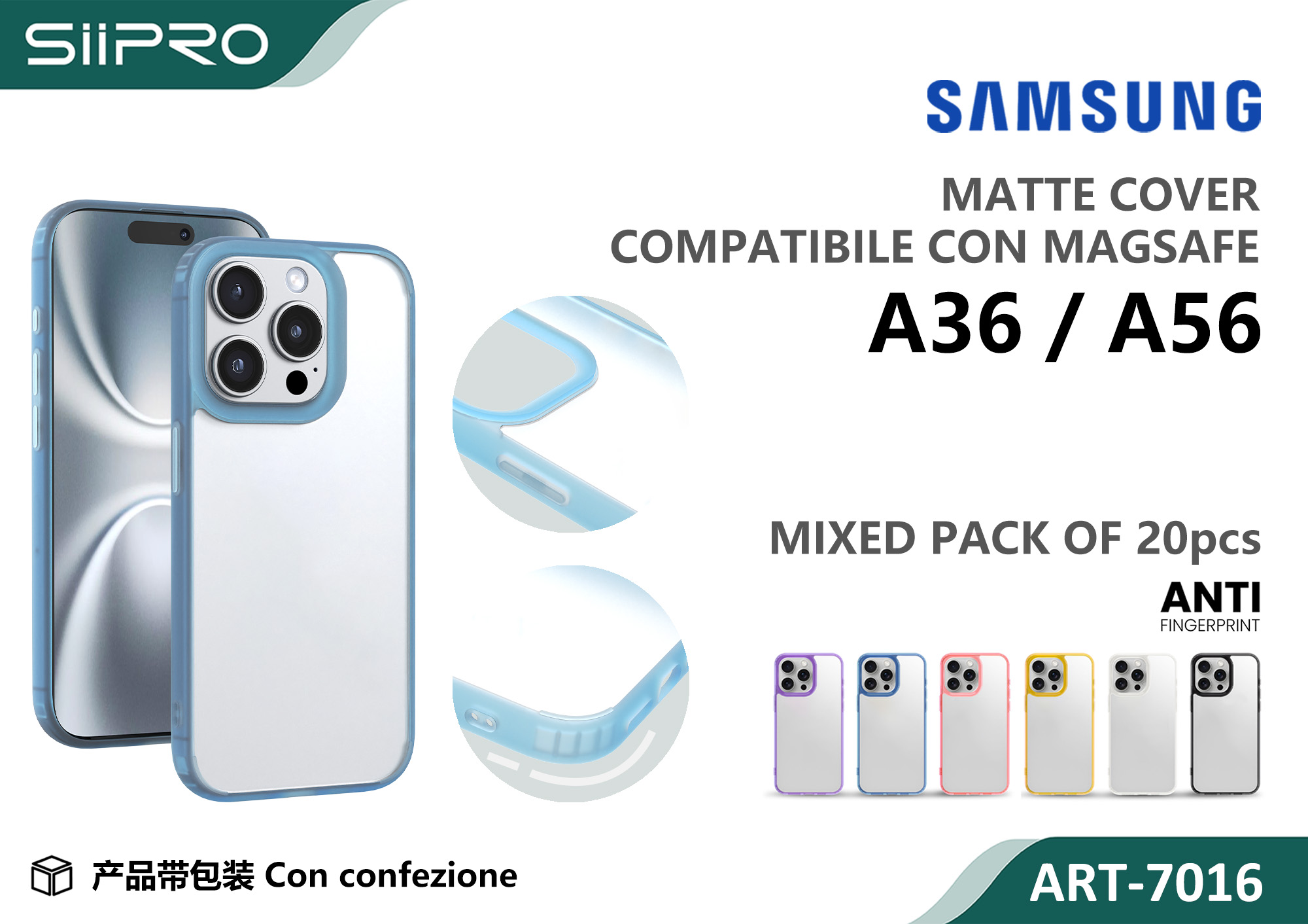 7016-A36-A56 COVER MAGNETICO SAMSUNG A36-A56 - immagine 1