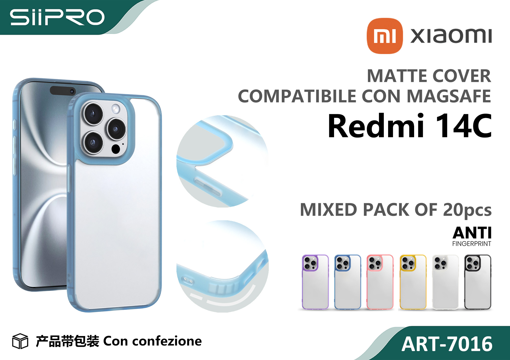 7016-REDMI14C COVER MAGNETICO XIAOMI REDMI14C - immagine 1