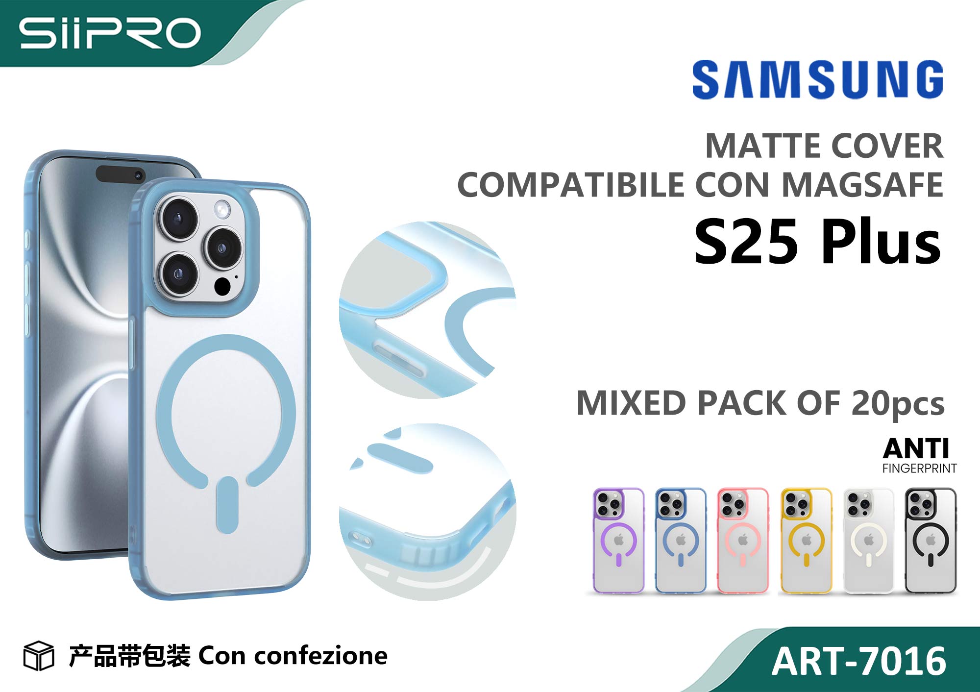 7016-S25PLUS COVER MAGNETICO SAMSUNG S25PLUS - immagine 1