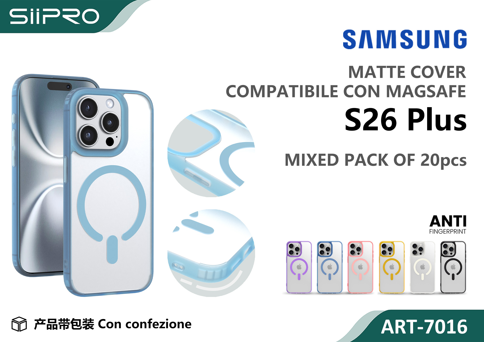7016-S26PLUS COVER MAGNETICO SAMSUNG S26PLUS - immagine 1