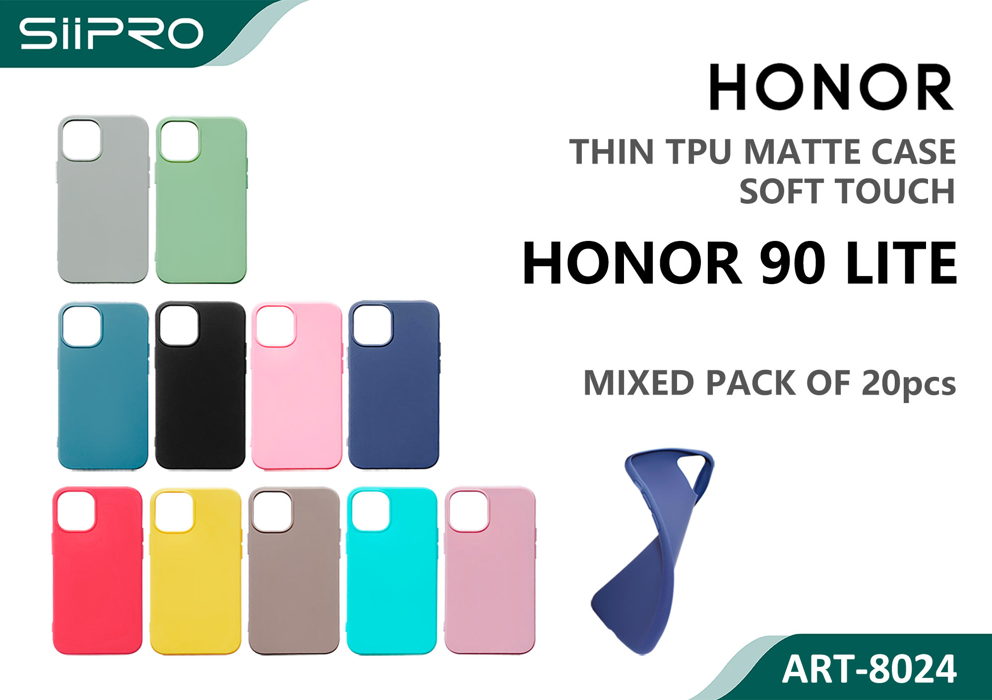 8024-HONOR90LITE MATTE CASE HONOR 90LITE - immagine 1