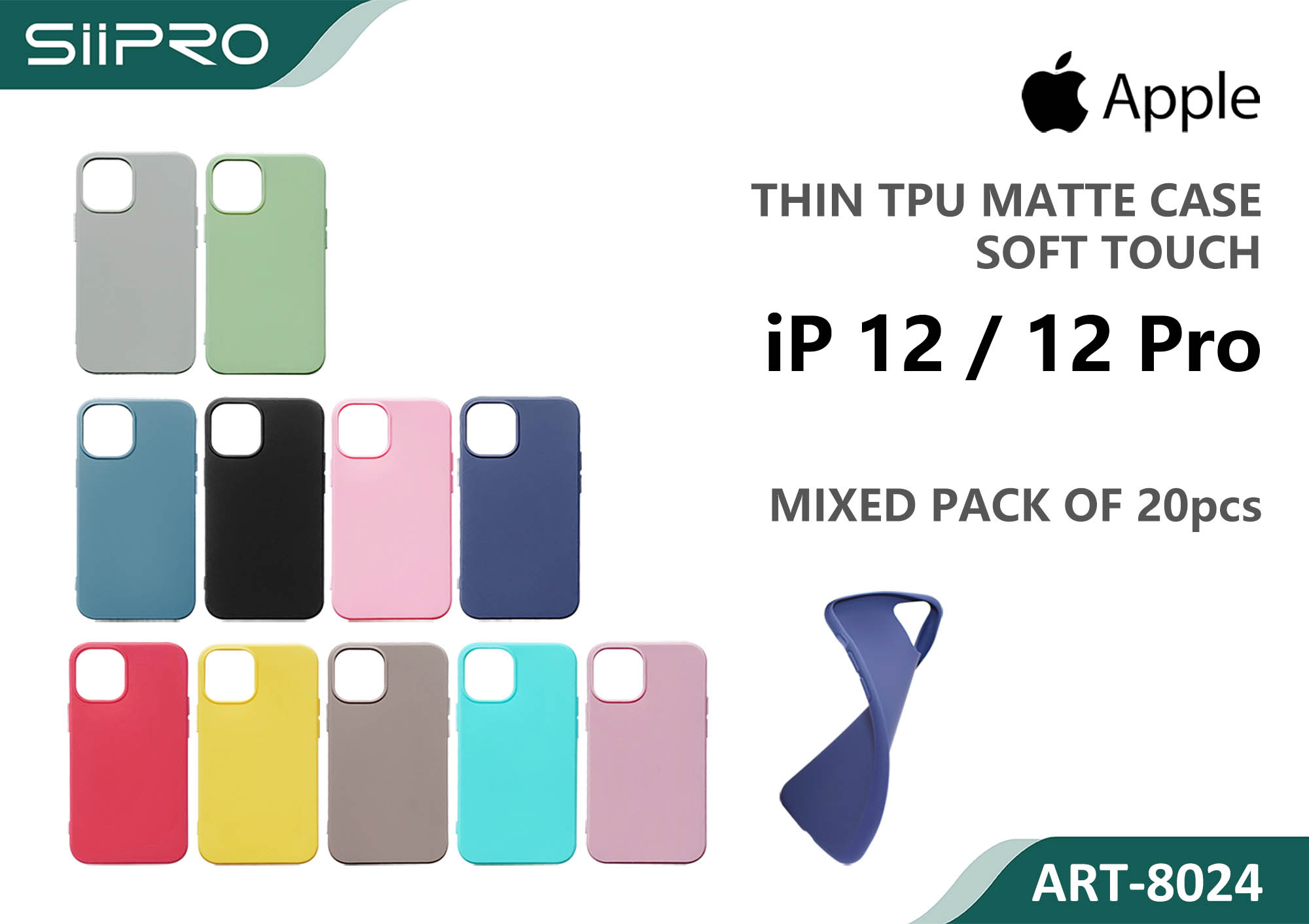 8024-IP12-12PRO MATTE CASE IP 12-12PRO - immagine 1
