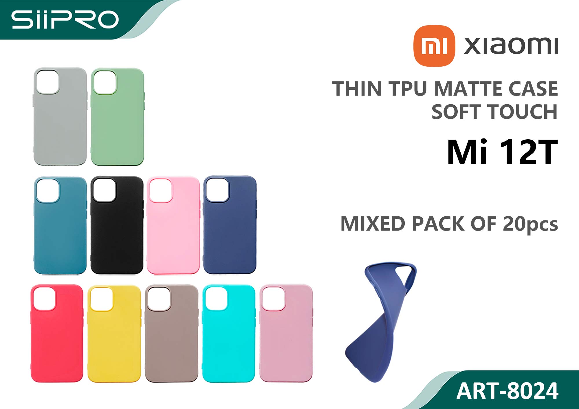 8024-MI12T-12TPRO MATTE CASE XIAOMI MI12T-12TPRO - immagine 1