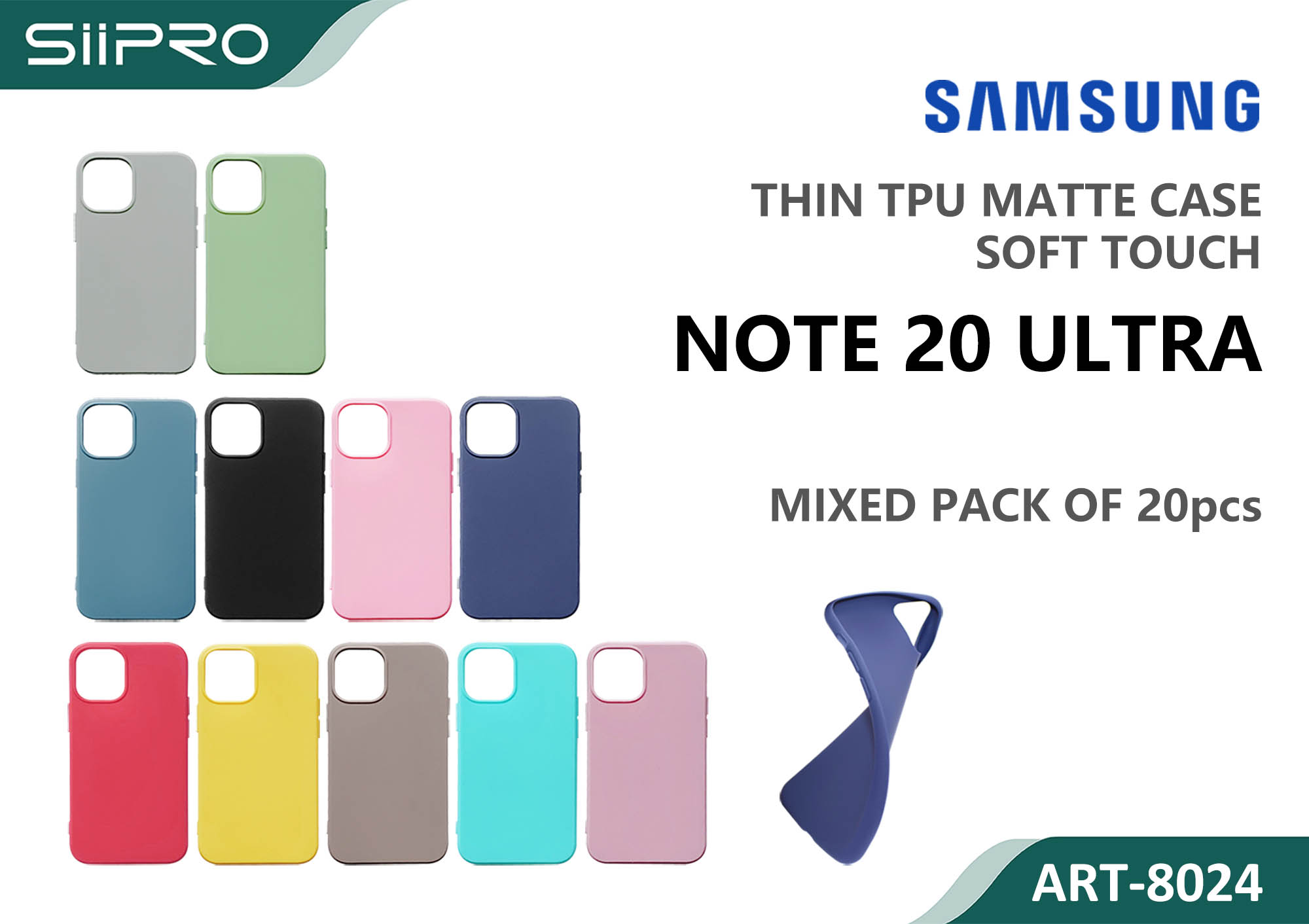 8024-NOTE20ULTRA MATTE CASE SAMSUNG NOTE20ULTRA - immagine 1