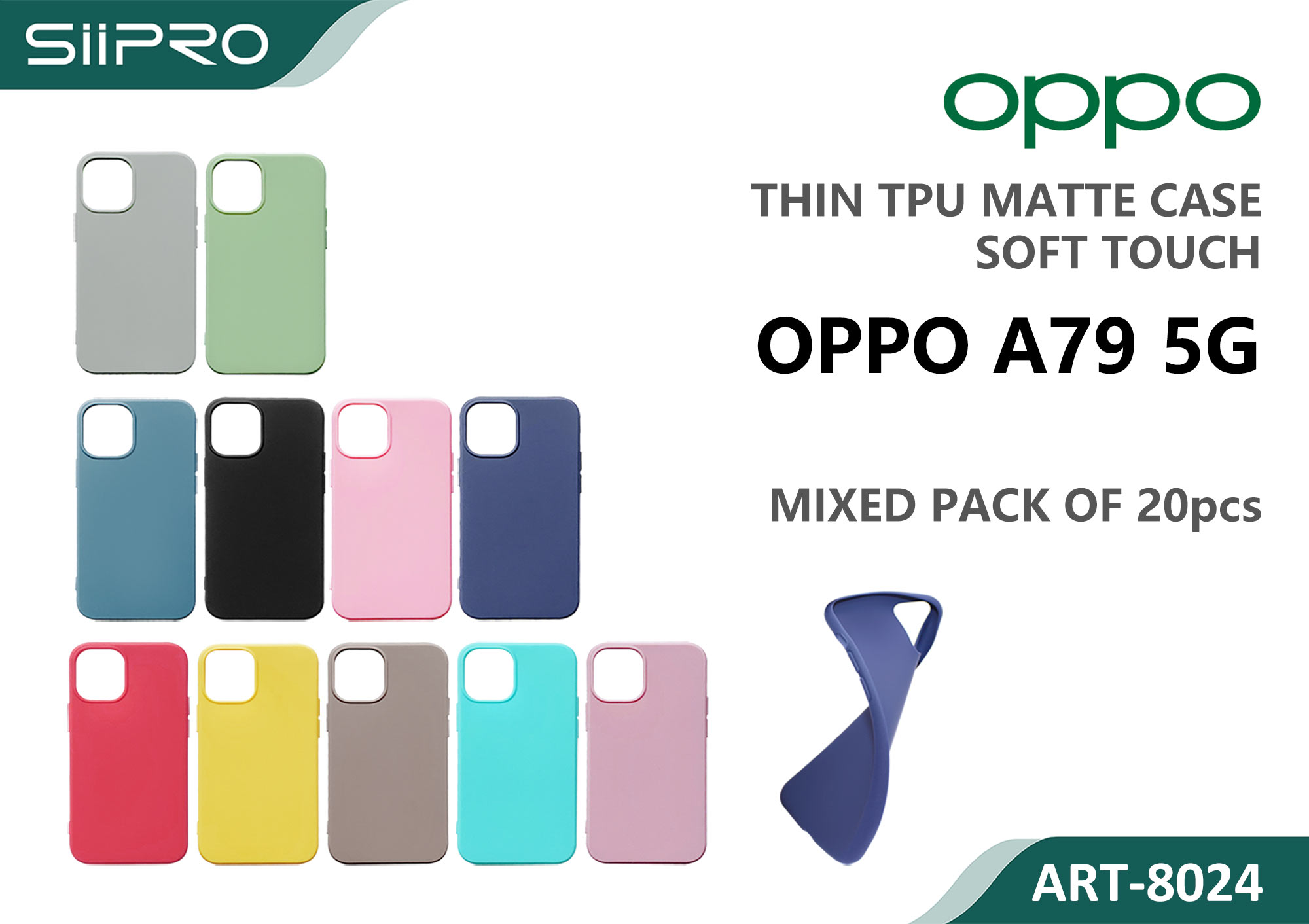 8024-OPPOA79-5G MATTE CASE OPPO A79-5G - immagine 1