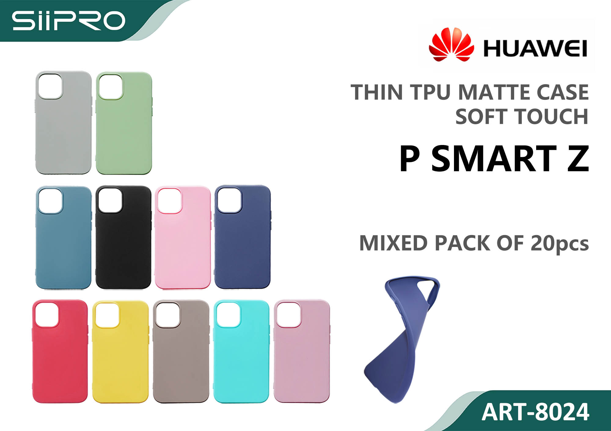 8024-PSMARTZ MATTE CASE HUAWEI PSMARTZ - immagine 1