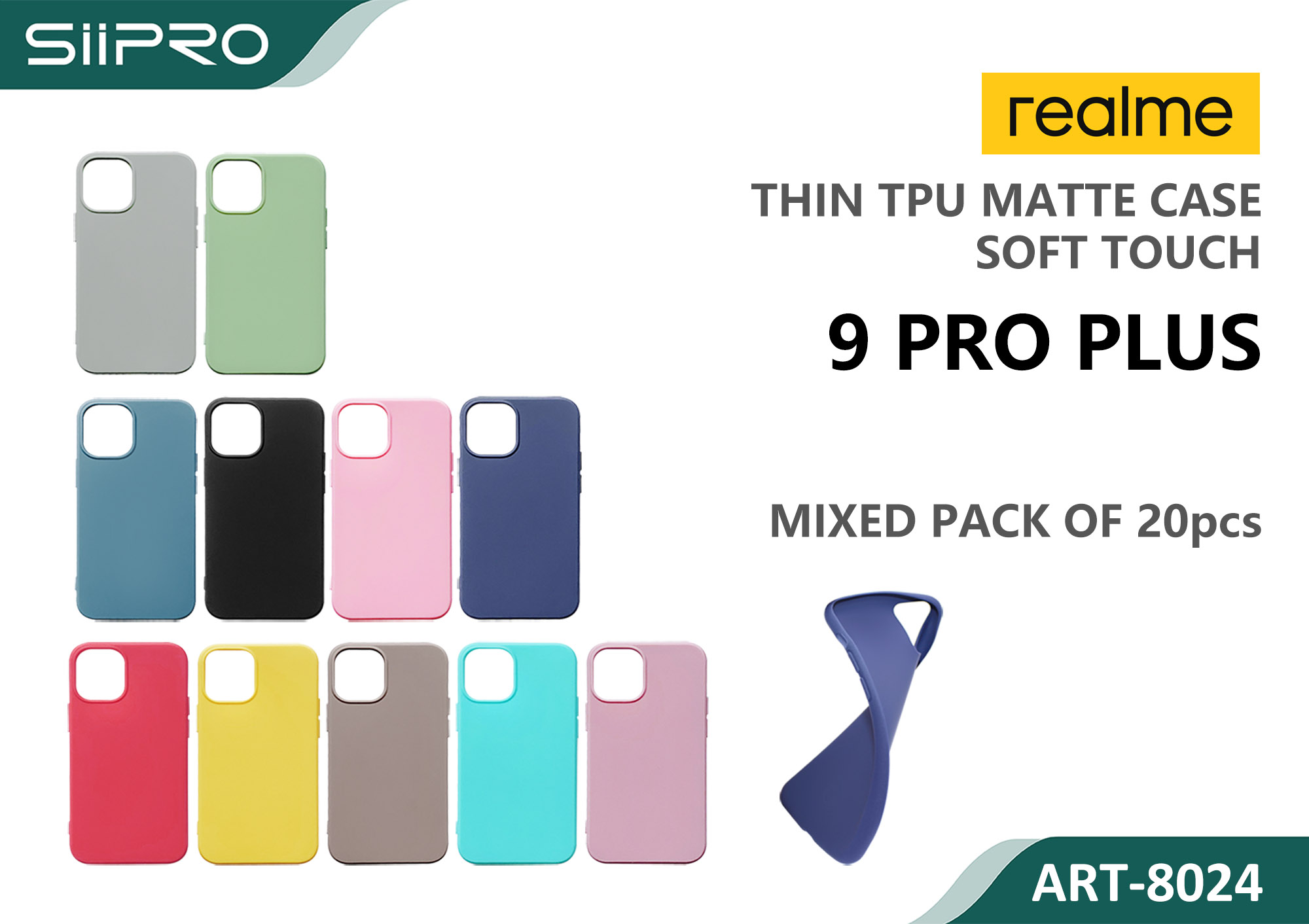 8024-REALME9PROPLUS MATTE CASE REALME 9PROPLUS - immagine 1